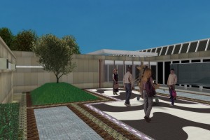 3D Visualisations of sculpture garden